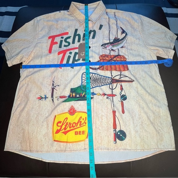 Hardaddy NWT Vintage Fishing Graphic Men's Shirt XXL - Picture 6 of 10